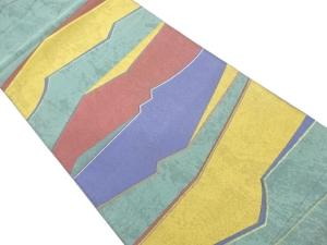 変わり横段模様織出し袋帯